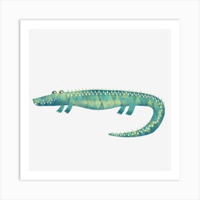 Alligator or Maybe Crocodile Art Print