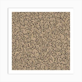 Seamless Pattern Vector, A Seamless Pattern, Flat Art, 173 Art Print