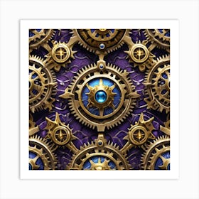 Clockwork Gears 3 Art Print