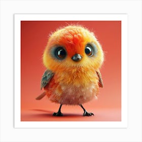 Cute Little Bird 34 Art Print