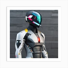 Futuristic Suit 12 Art Print