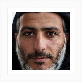 Portrait Of A Syrian Man Art Print