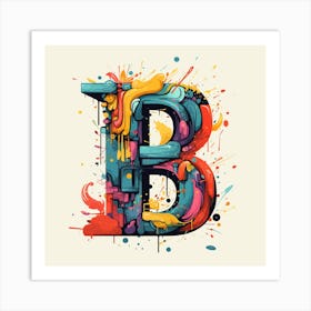 Letter B 1 Art Print