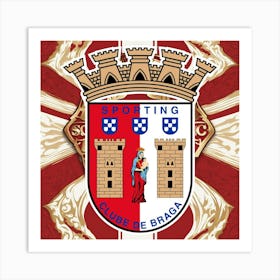 S.C. Braga Logo Wall Art 16 Art Print