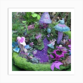 Fairy Garden 1 Art Print