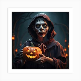 Monk of the Macabre Art Print