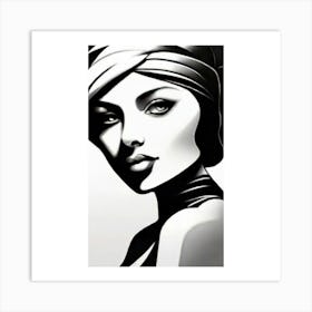 Portrait Of A Woman Art Print