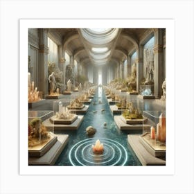 Cascade Sovereignty Exhibition Spaces Art Print