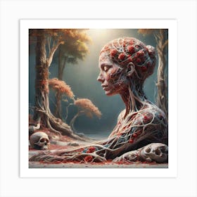 'Dead Woman' Art Print