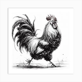 Rooster 1 Art Print