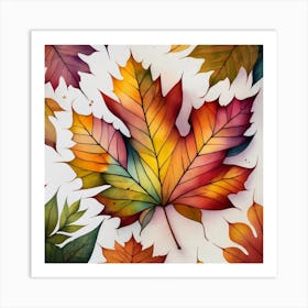 Autumn Leaves 1 Art Print