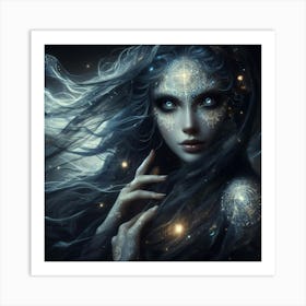 Dark Ethereal Beauty Art Print