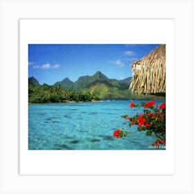 Hawaii Postcard Art Print