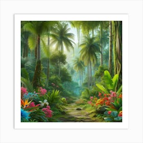 Tropical Jungle 2 Art Print