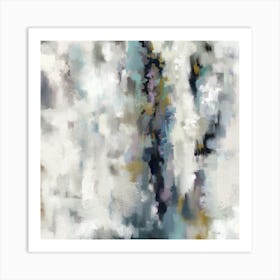 Cascade In Blue Art Print