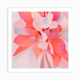 Paper Flower Wreath Art Print