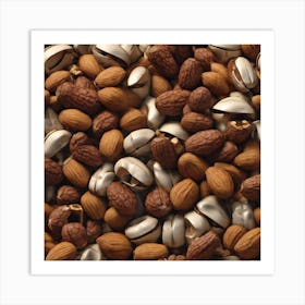 Nuts And Seeds 23 Art Print