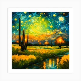 Starry Night No.2 Art Print