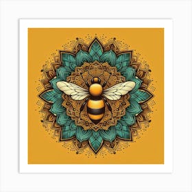 Royal Bee Art Print