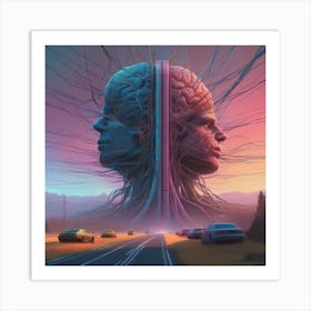 Mind Of A Man Art Print