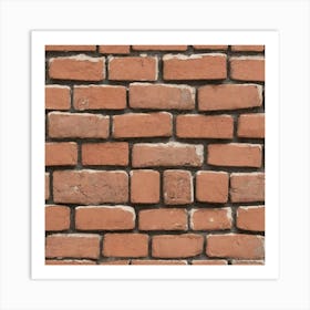 Brick Wall 33 Art Print