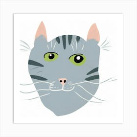 Cat'S Face Art Print