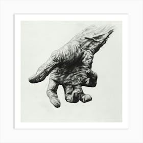 Hand Reaching Out - Death Grips Art Print