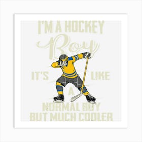 Hockey Boy Gifts Funny Dabbing Player Boys Kids Bzr Art Print