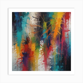 Splatters 4 Art Print