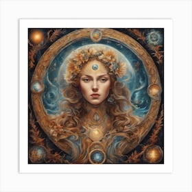 Virgo the Virgin Art Print