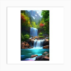 Waterfall 5 Art Print