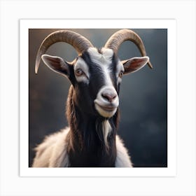 Goat Portrait Art Print