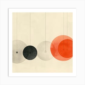 Abstract Circles 1 Art Print