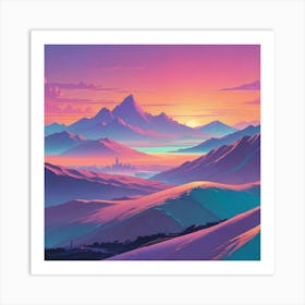 Pixel Art 3 Art Print