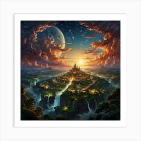 Castle In The Sky 24 Art Print