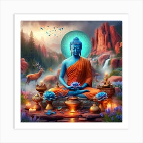 Medicine Buddha Art Print