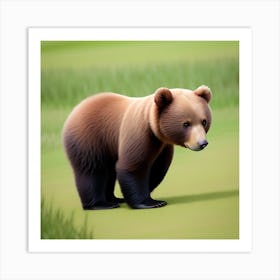 Brown Bear Art Print