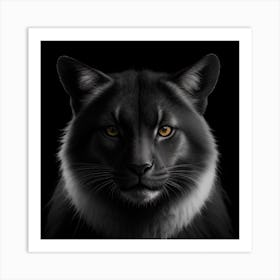 Night Feline Art Print