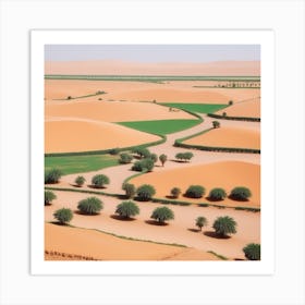 Desert Landscape - Desert Stock Videos & Royalty-Free Footage 9 Art Print