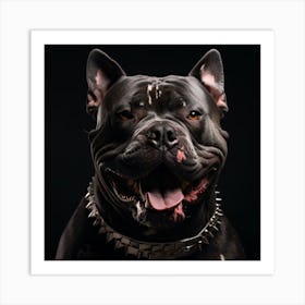 Black pitt Art Print