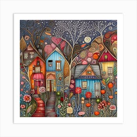 House In The Forest Art Print