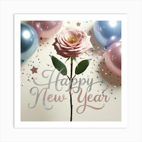 Happy New Year 3 Art Print