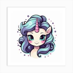 Unicorn Girl 3 Art Print