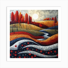 Landscape Painting Art Print