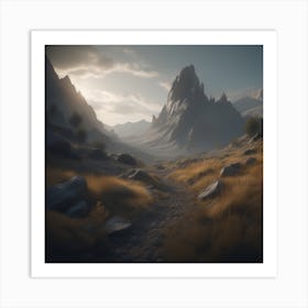 Landscape - Landscape Stock Videos & Royalty-Free Footage 16 Art Print