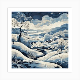 Winter Landscape 5 Art Print