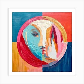 Face Of A Woman Art Print