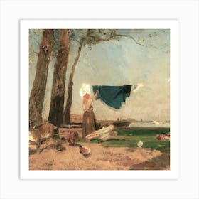 Day At The Beach Art Print