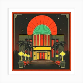 California Hotel Art Print