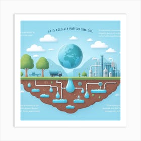 Cleaner Planet Art Print